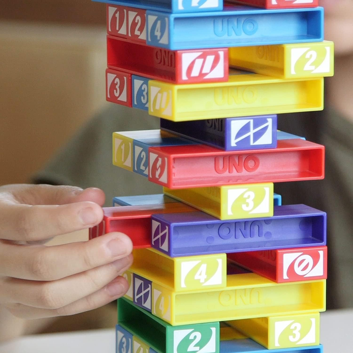 Uno Stacko Juego de Mesa Mattel Games 7