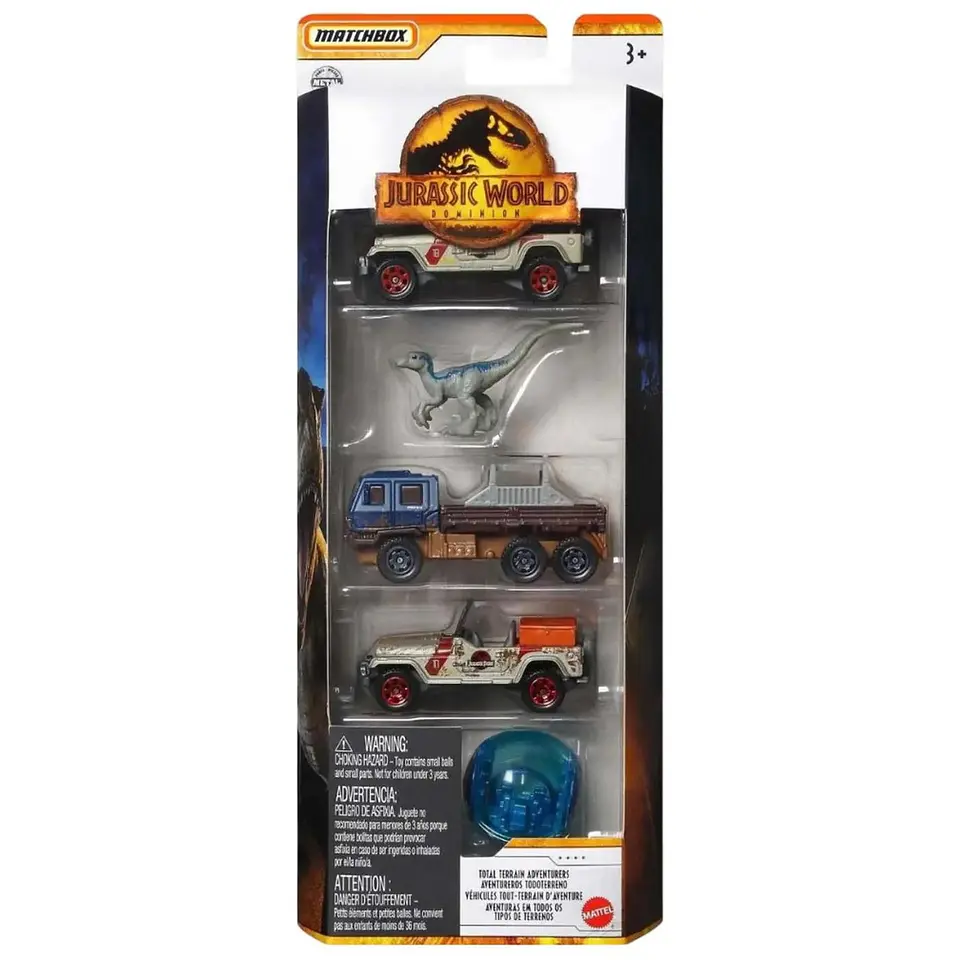 Pack 5 Auto De Juguete Matchbox FMX40 (Surtido) 1
