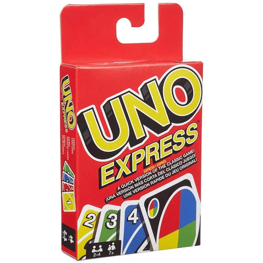 Juego De Cartas Uno Express Mattel Games