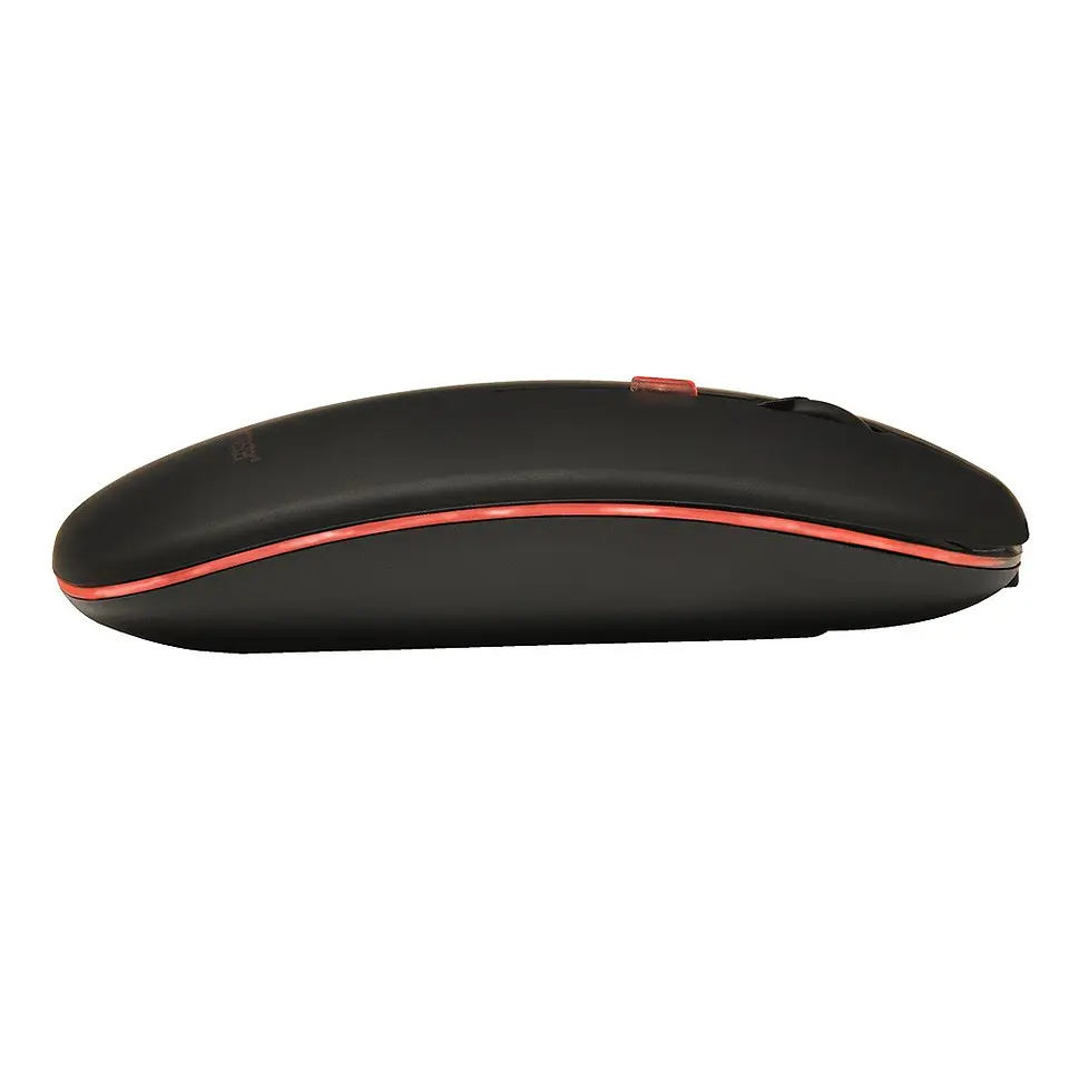 Mouse Slim Dual Inalámbrico Tecmaster Recargable Negro 2