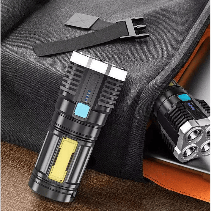 Linterna Tecnolab De Mano 4+1 Led Cob TL544 4