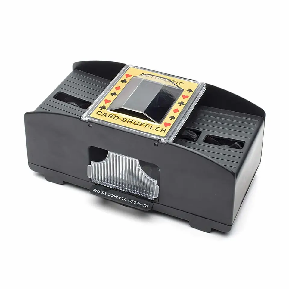 Mezclador Barajador De Cartas Automático Poker A Pilas 5