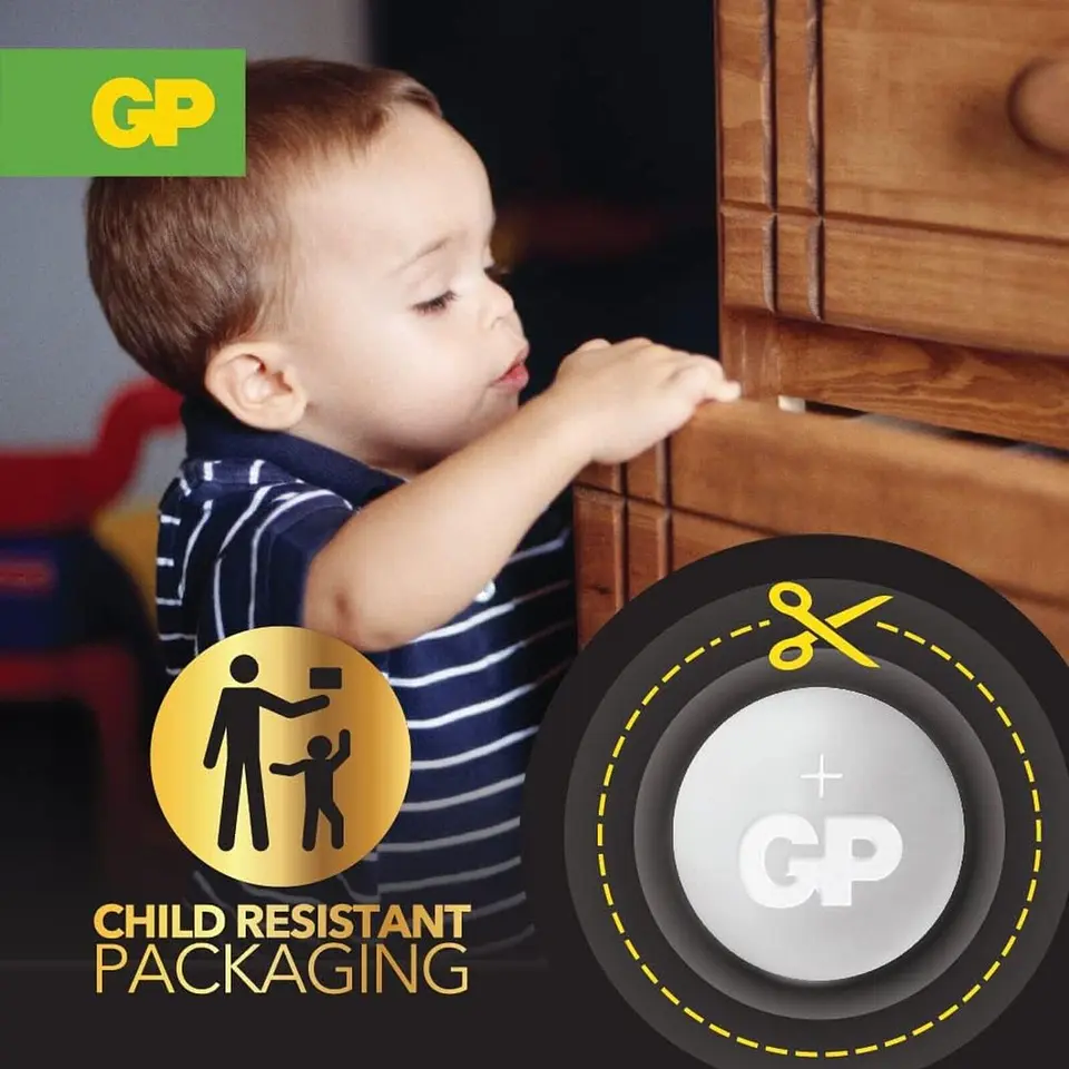 Pack 5 Pilas GP Botón Litio Cr1616 3V 4