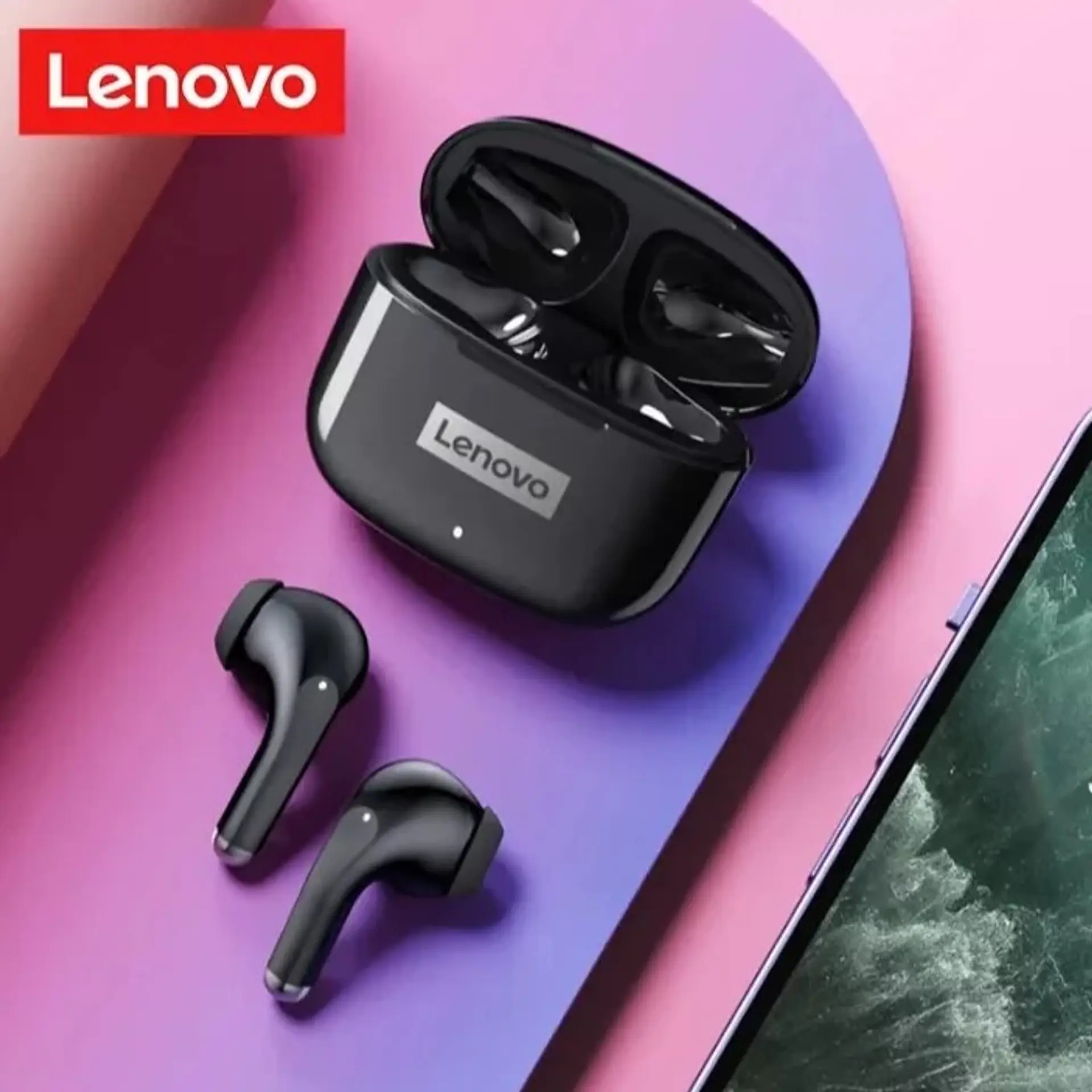 Audífonos Inalámbricos Lenovo Lp40 Pro Negro 2