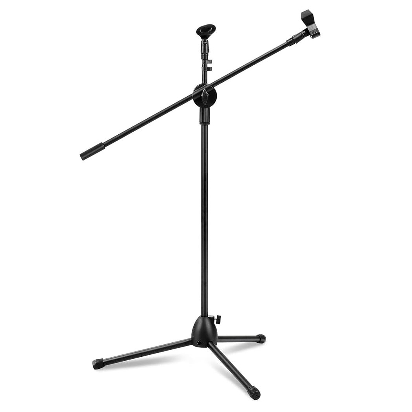 Atril Para Micrófono con Boom Metálico Doble Universal 1