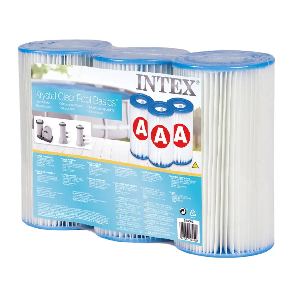Pack 3 Cartucho Filtro Piscina Tipo A Intex 29003 1