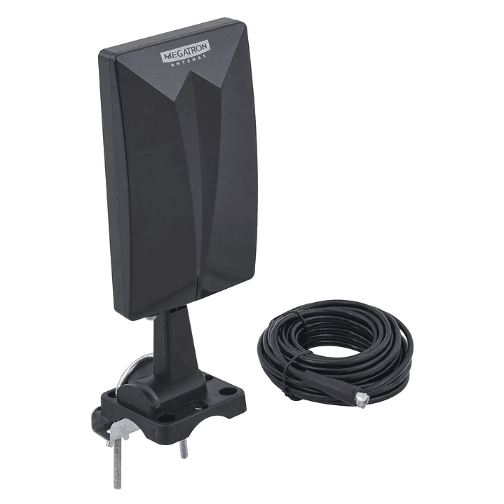 Antena TV Digital HDTV Megatron TVD con Cable 8mt 1