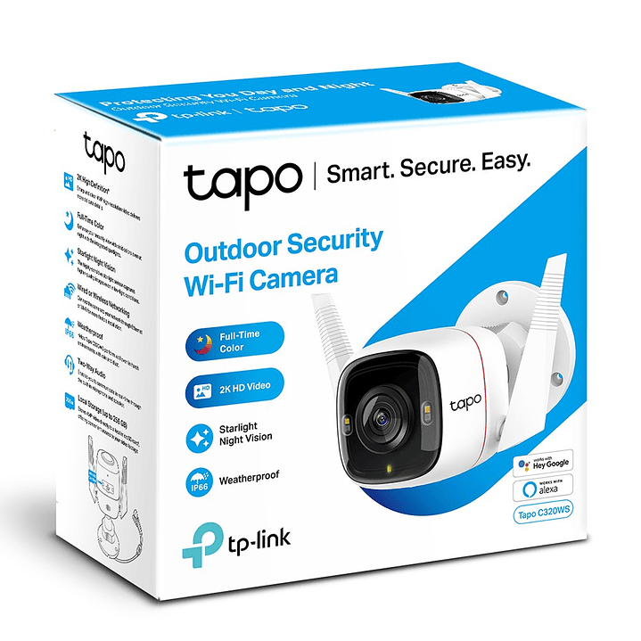 Cámara Wi-Fi de seguridad Tapo C320WS Exterior 4