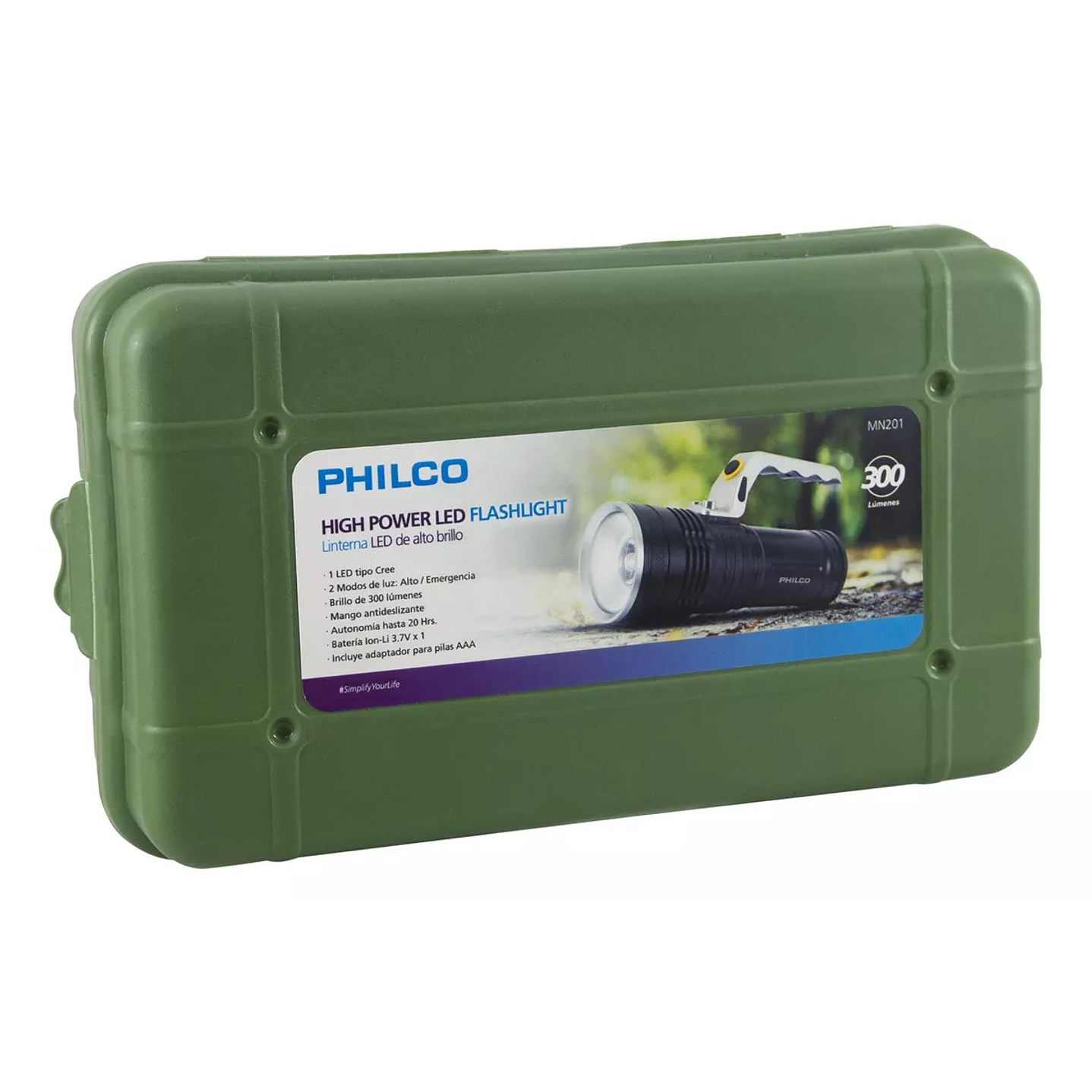 Linterna Led Cree Philco Recargable MN201 5