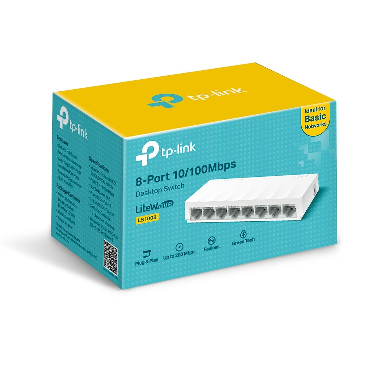 Switch Tp-Link 8-Port 10/100Mbps LS1008 6