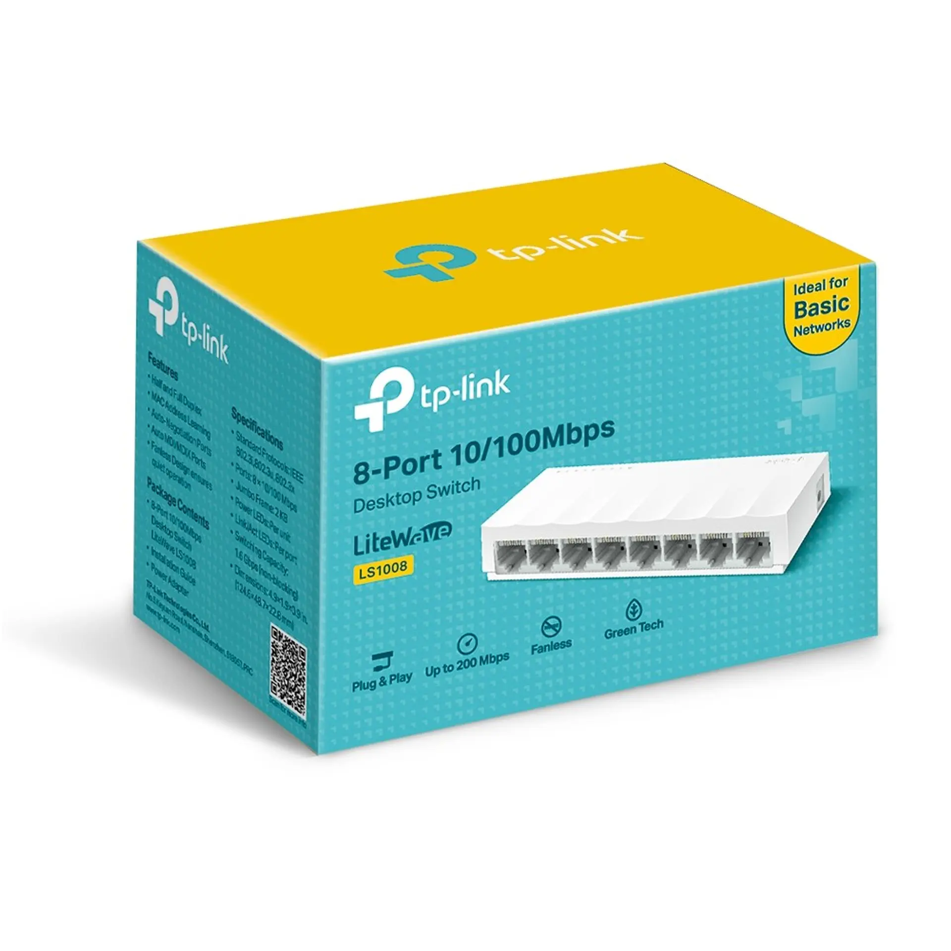 Switch Tp-Link 8-Port 10/100Mbps LS1008 6