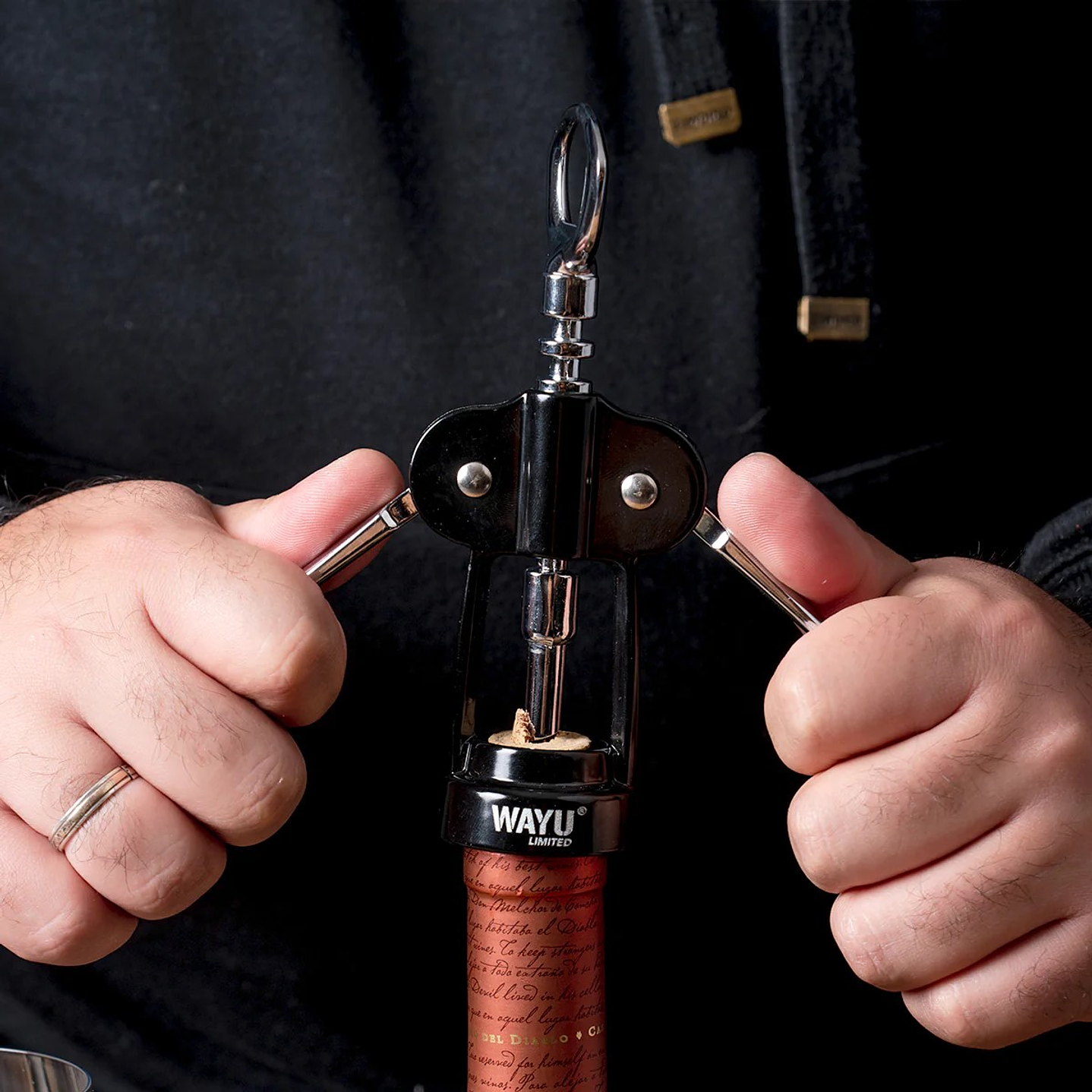 Sacacorchos Abridor de Vino Clasico Wayu 2