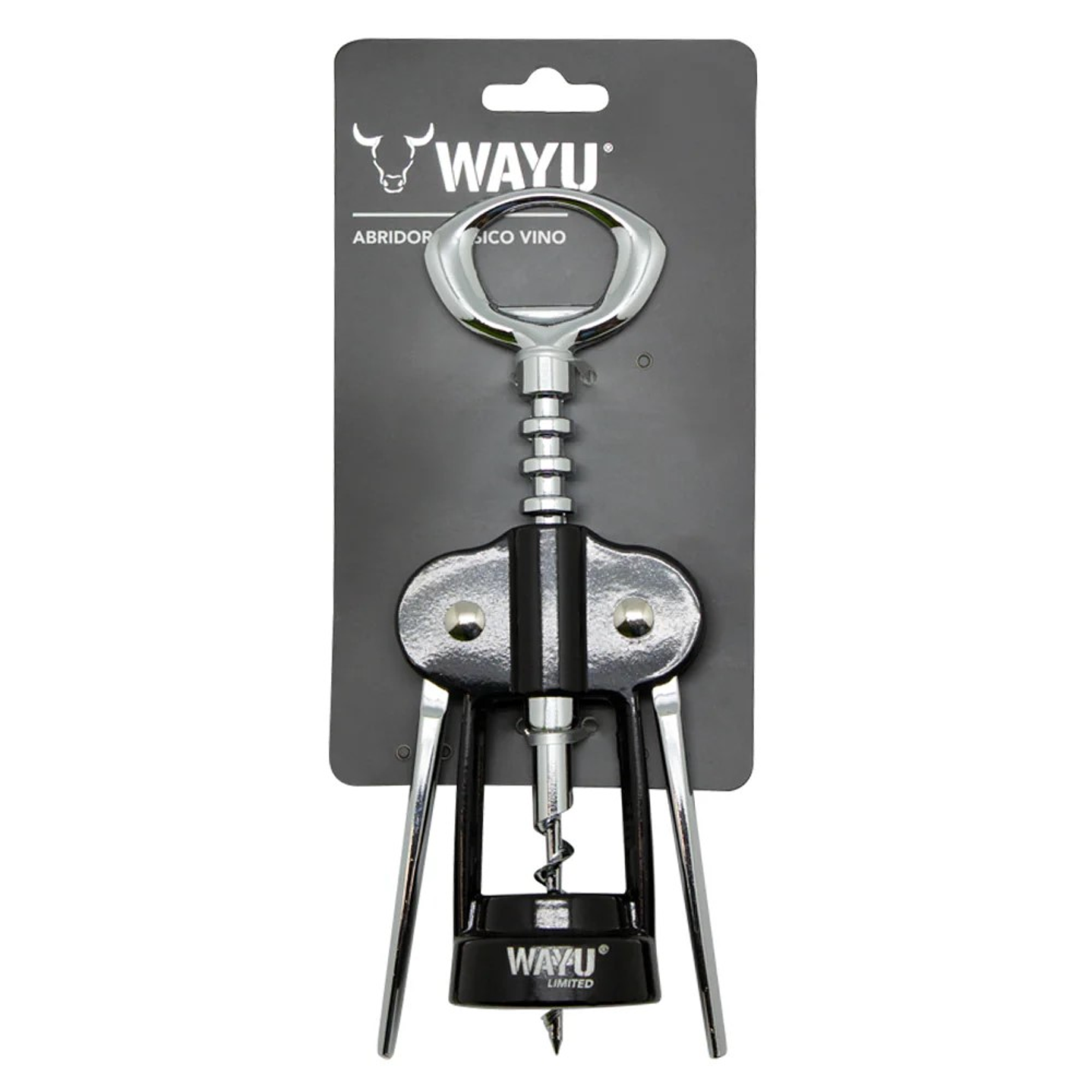 Sacacorchos Abridor de Vino Clasico Wayu 4