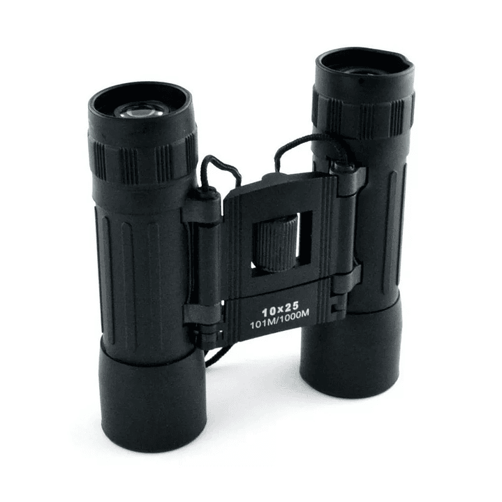 Binocular 10x25 Metálicos Dbbin51 Negro  3