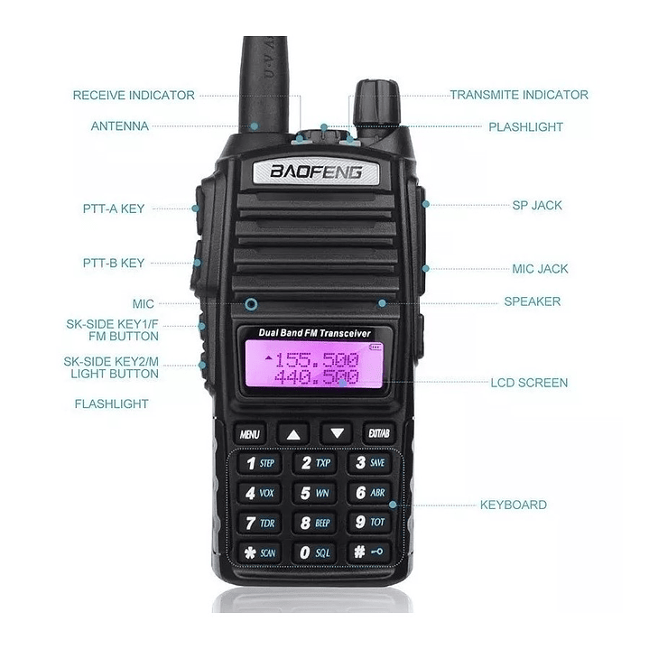 Radio Transmisor VOX Baofeng UV-82 5