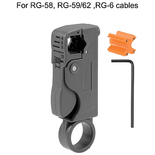 Cortador Pelador Cable Coaxial Rg6, Rg59, Rg58