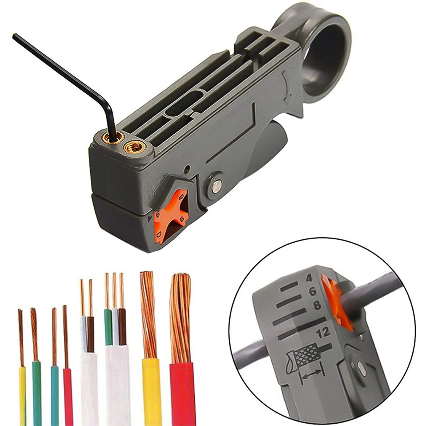 Cortador Pelador Cable Coaxial Rg6, Rg59, Rg58 5