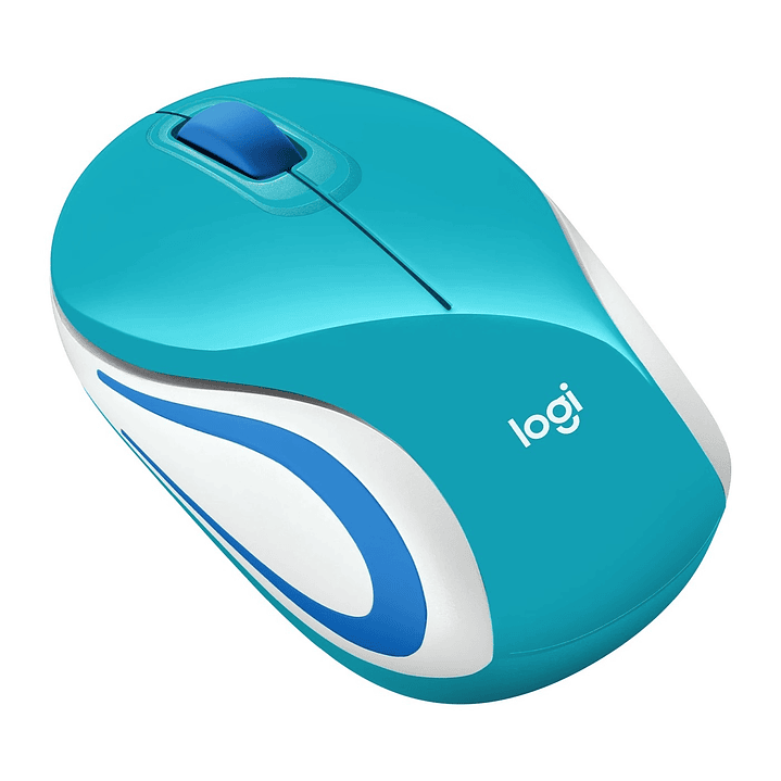 Mouse Inalambrico Logitech M187 Celeste 3