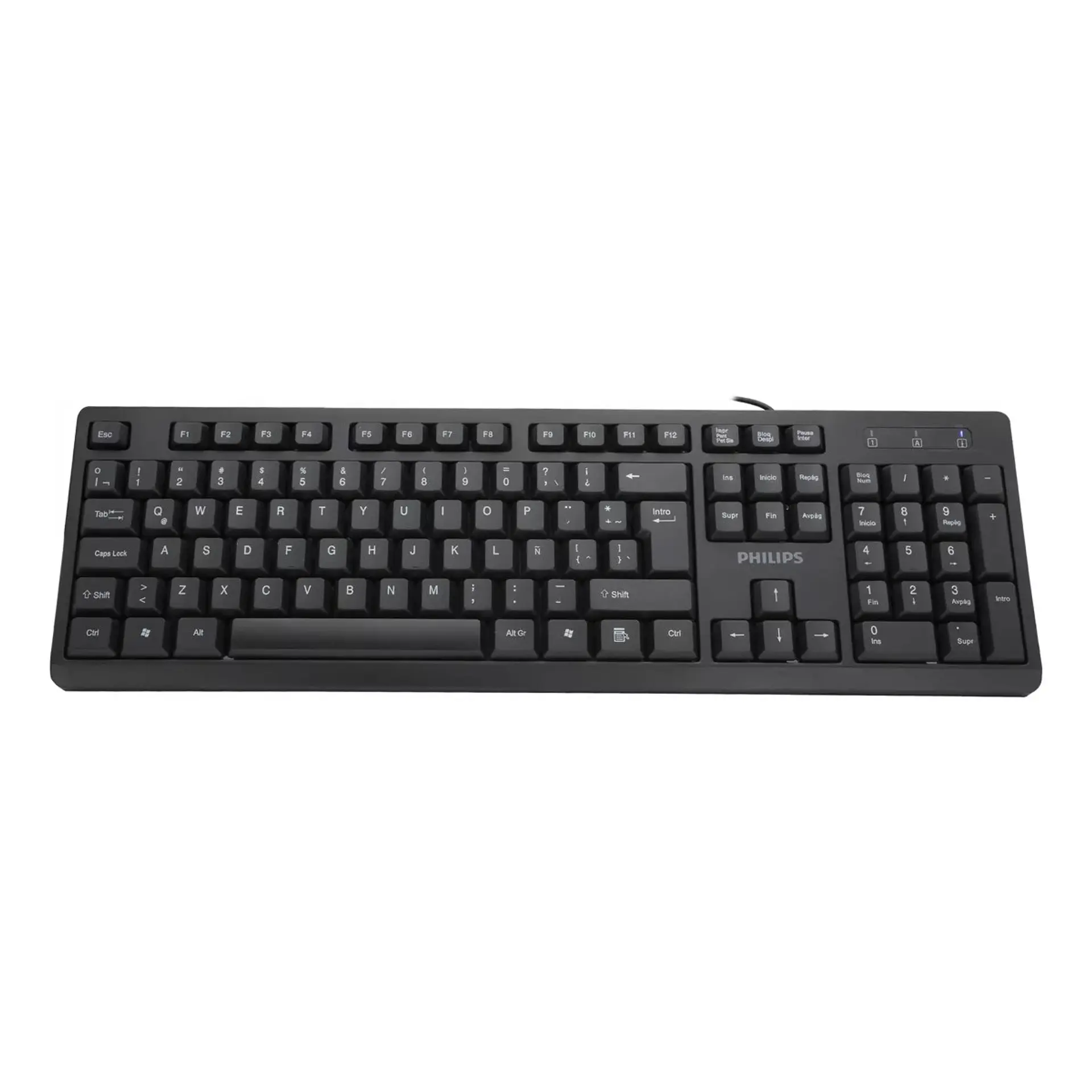 Teclado Usb Alámbrico Philips K234 SPK6234 1