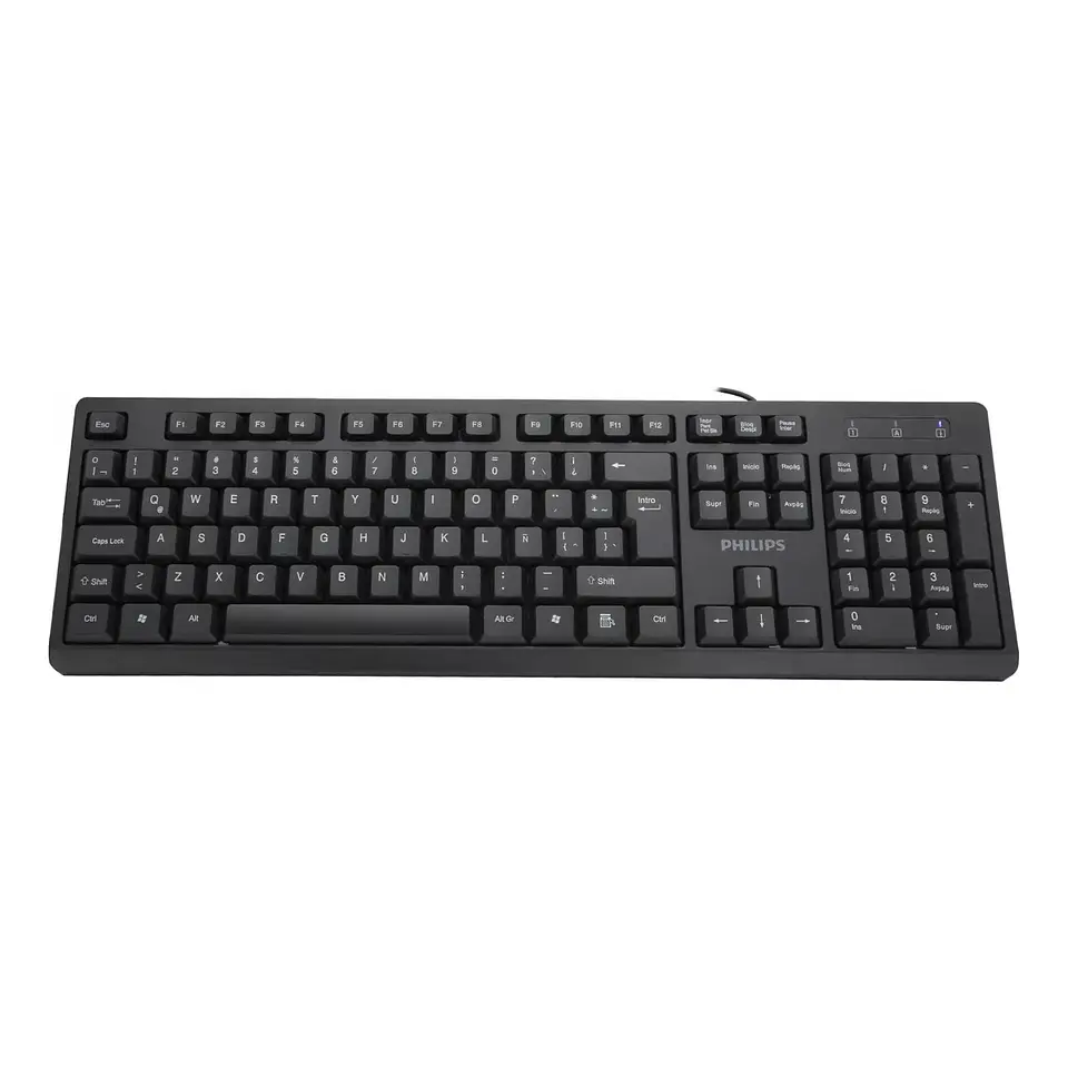 Teclado Usb Alámbrico Philips K234 SPK6234 1