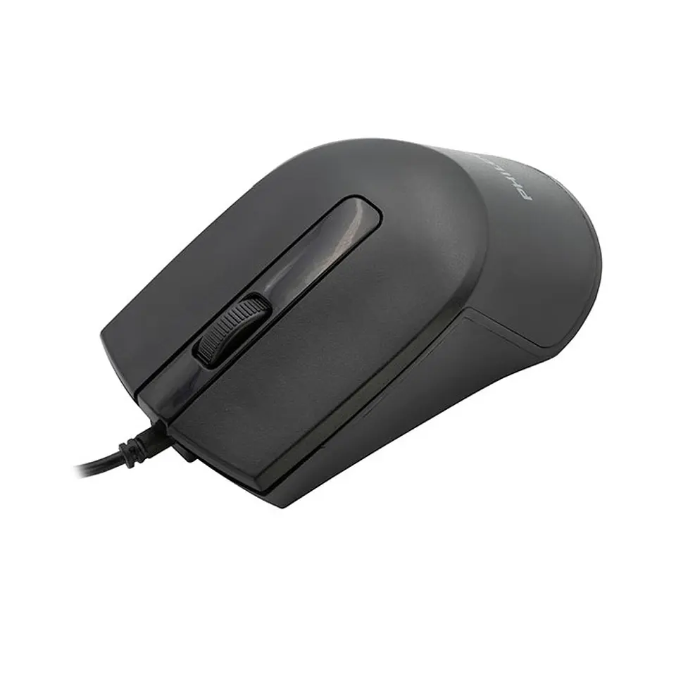 Mouse Alámbrico Philco Spk7104 Negro 5