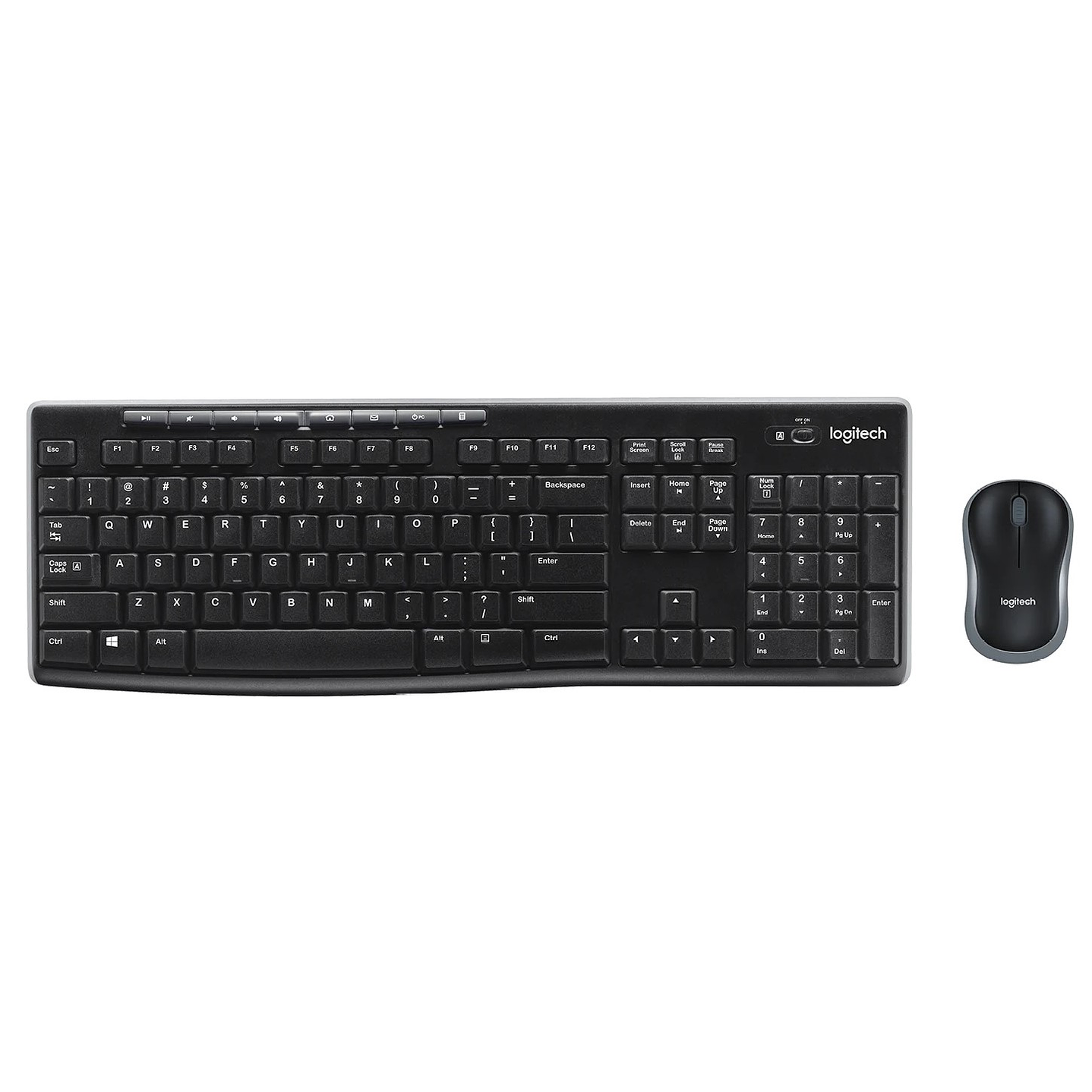 Kit Teclado y Mouse Inalámbrico Logitech MK270 1