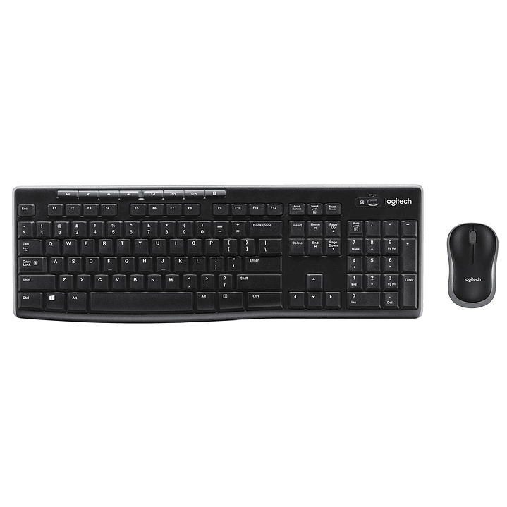 Kit Teclado y Mouse Inalámbrico Logitech MK270 1