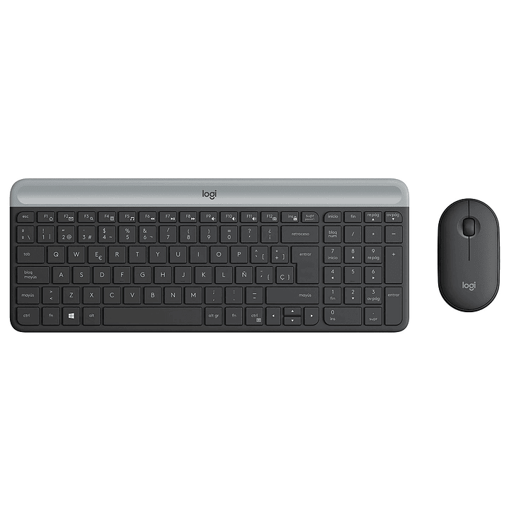 Kit Teclado y Mouse Inalámbrico Logitech MK470 Slim Combo 1
