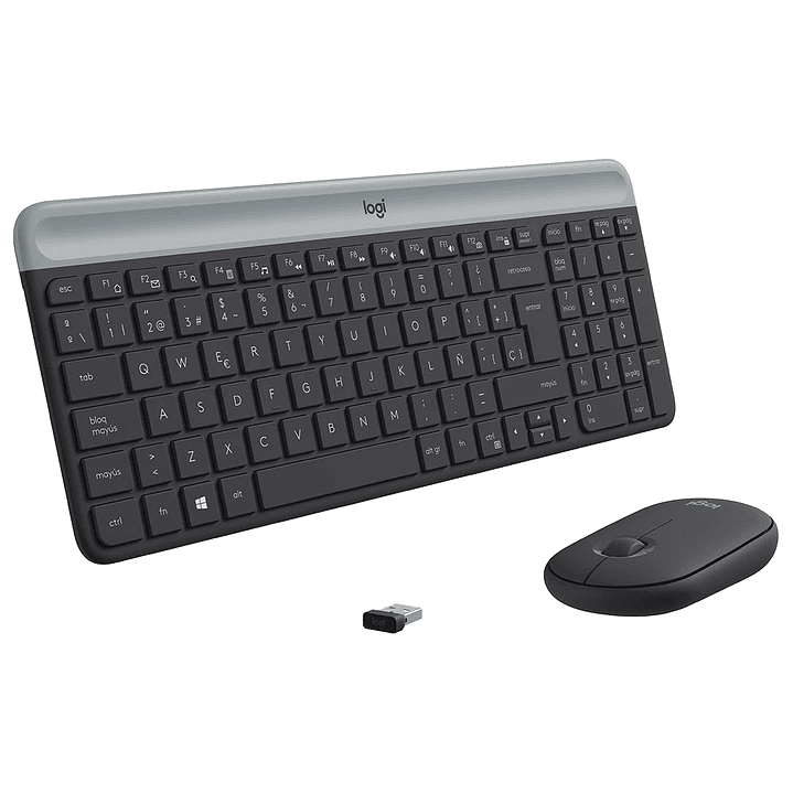 Kit Teclado y Mouse Inalámbrico Logitech MK470 Slim Combo 4