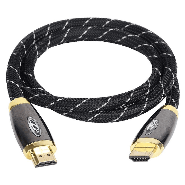 Cable HDMI Philips Trenzado 0.9 mt 4K Full HD 2
