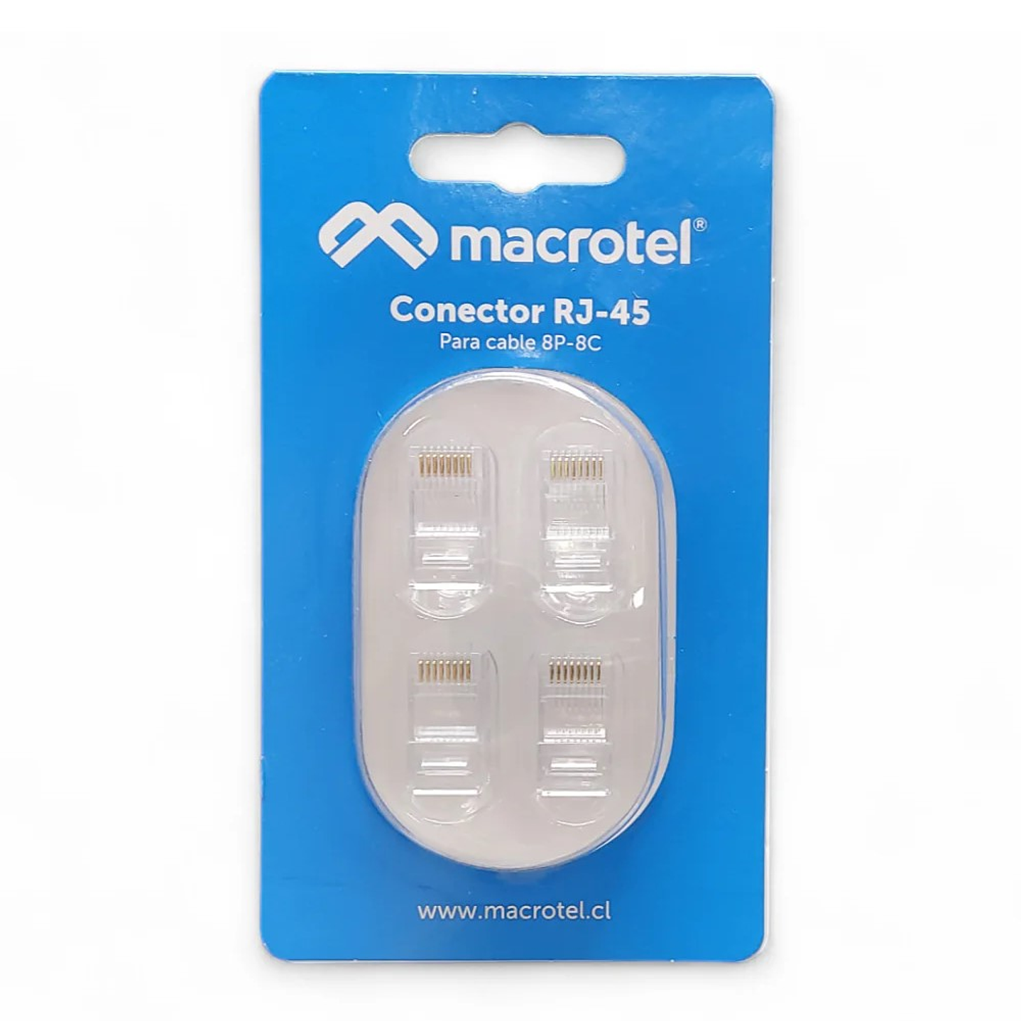 Pack 4 Conectores RJ45 Macrotel  1