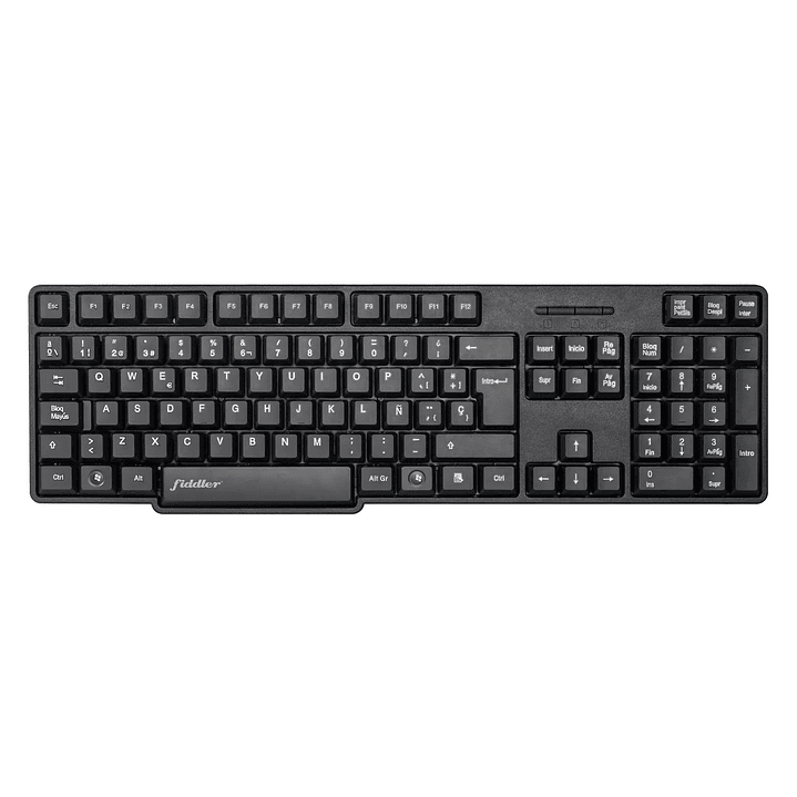 Teclado Usb Fiddler Estandar FD-K689 Español 1