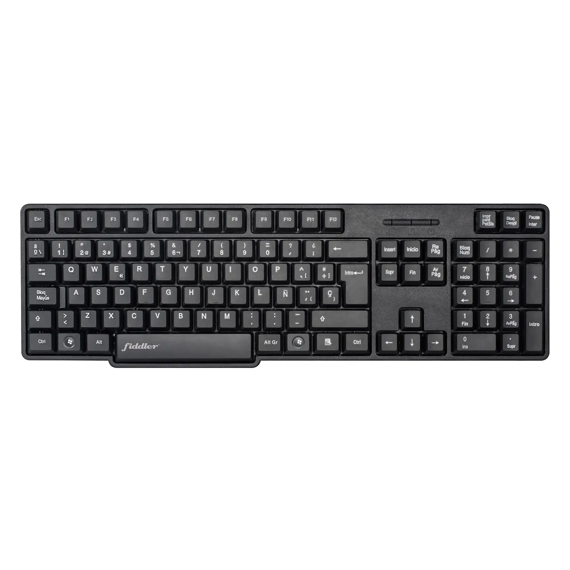 Teclado Usb Fiddler Estandar FD-K689 Español 1