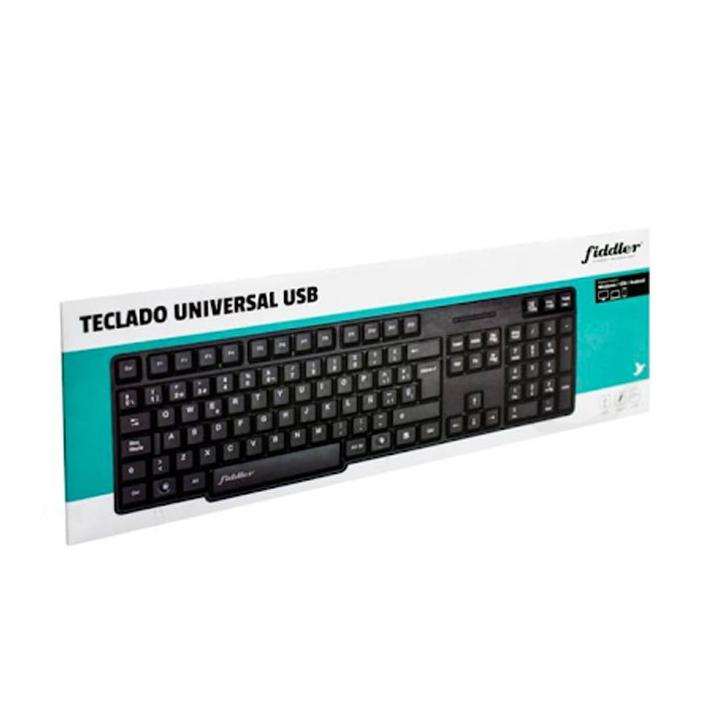 Teclado Usb Fiddler Estandar FD-K689 Español 2