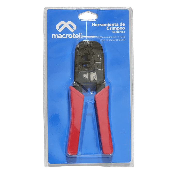 Herramienta Crimpeadora Macrotel Rj45 6P y 8P 4