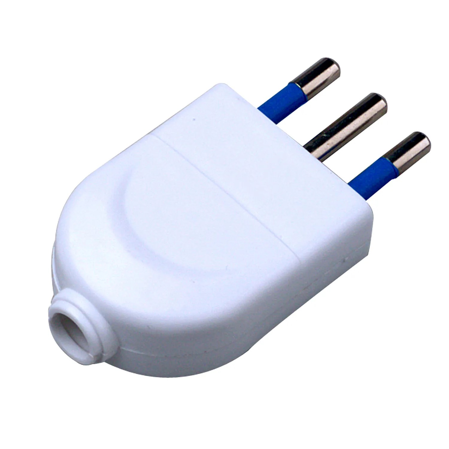 Enchufe Macho Vertical Macrotel 2P+T Blanco 1