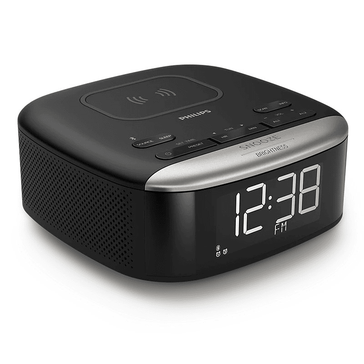 Radio Reloj Despertador Bluetooth y Cargador Philips TAR7606 1