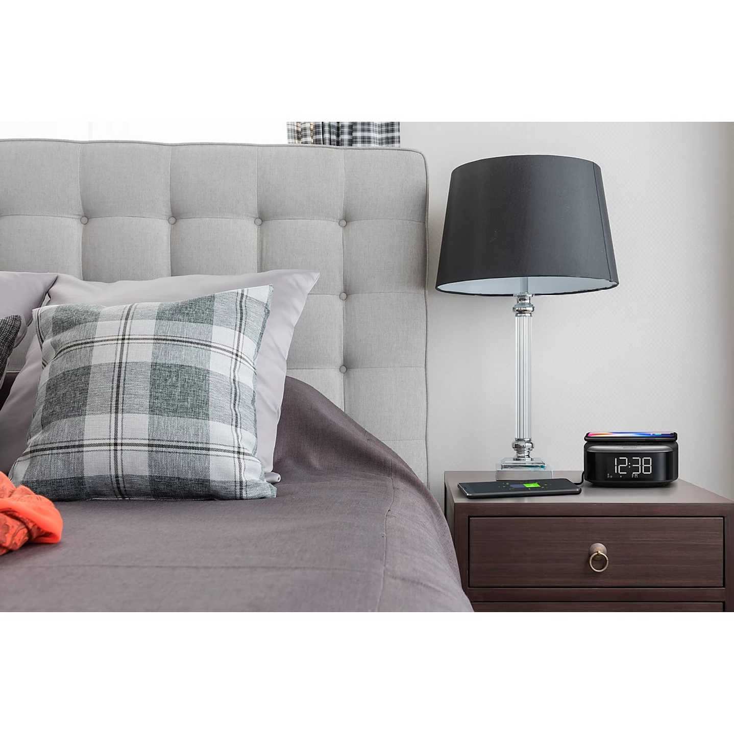 Radio Reloj Despertador Bluetooth y Cargador Philips TAR7606 2