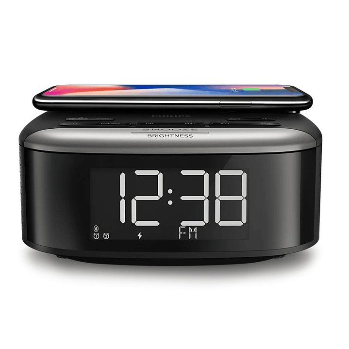 Radio Reloj Despertador Bluetooth y Cargador Philips TAR7606 7