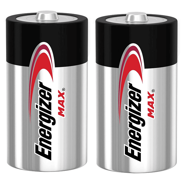 Pack 2 Pilas Energizer Max D Alcalina 3