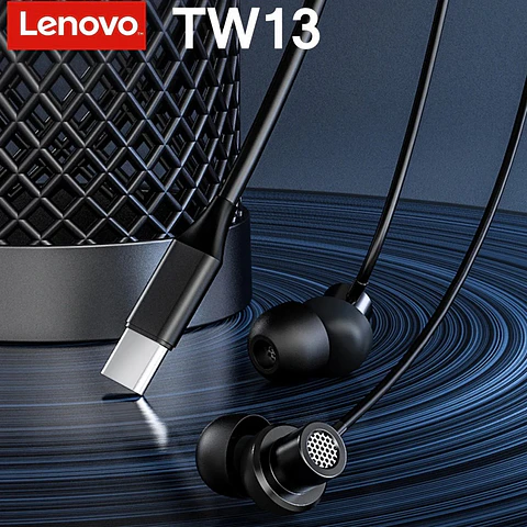 Audífonos Lenovo Usb Tipo-C TW13 In Ear