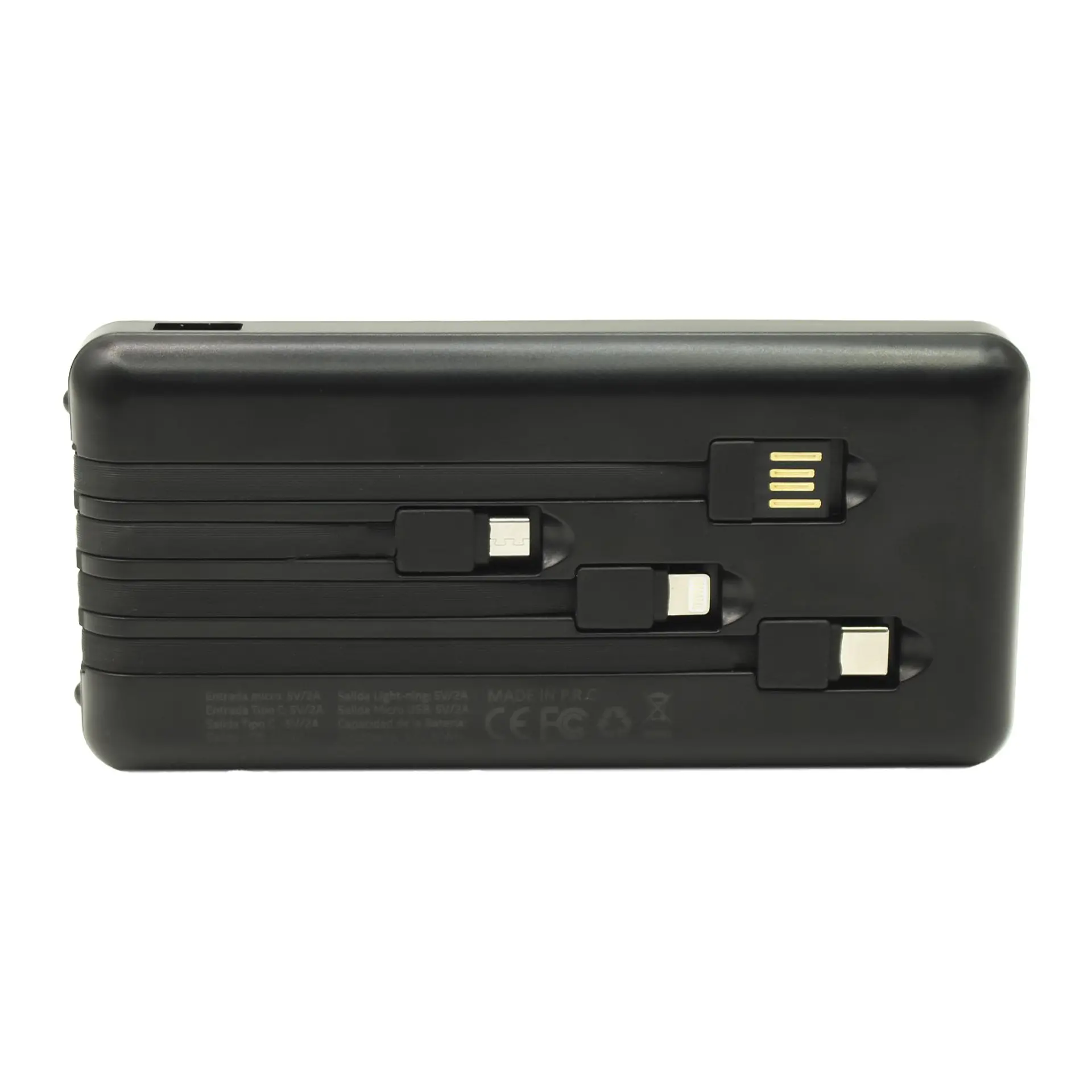 Batería Portátil Solar Power Bank 10.000 Mha Tecnolab TL570BK 4