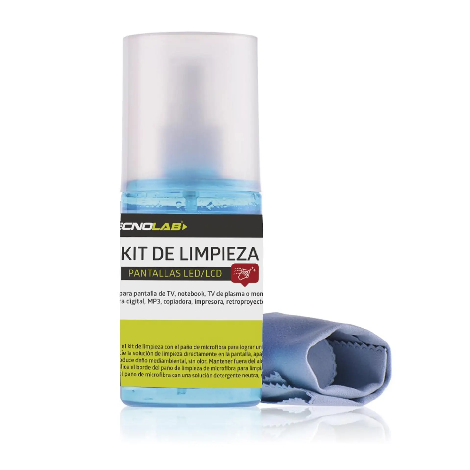 Kit De Limpieza Tecnolab TL231 Universal Pantallas Led 200ml 1