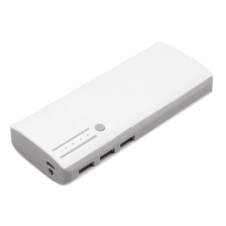Batería Externa Power Bank 15.000 Mha 3 USB Dblue DBPR026W 3