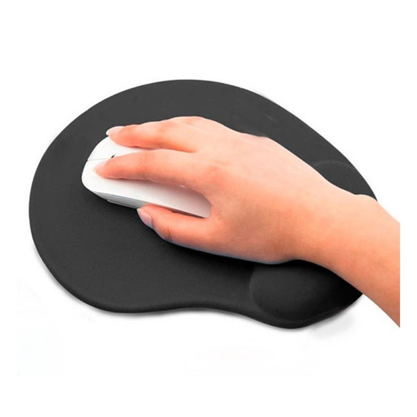 Mouse Pad Gel Con Apoya Muñeca Tecnolab TL095BK 2
