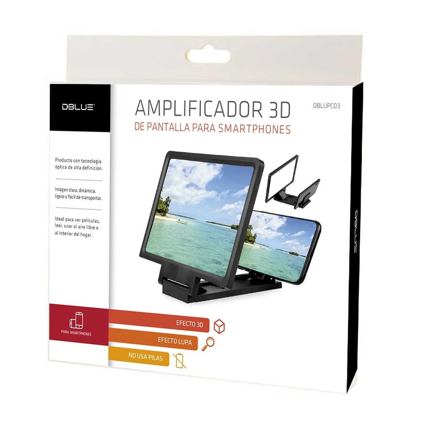 Amplificador de Pantalla Lupa Para Celular Dblue DBLUPC03 5