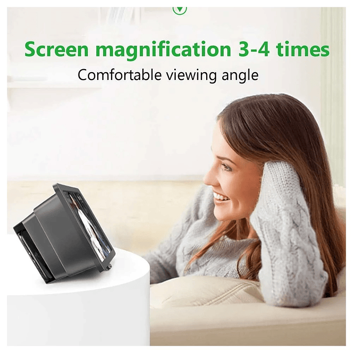 Amplificador de Pantalla Lupa Para Celular Plegable F2 5
