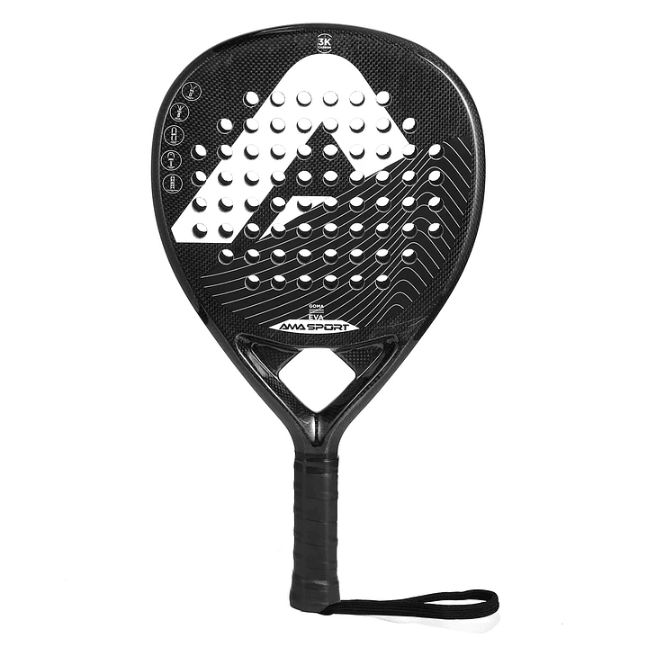 Pala De Padel Ama Sport P42 Fibra De Carbono Reforzada 1