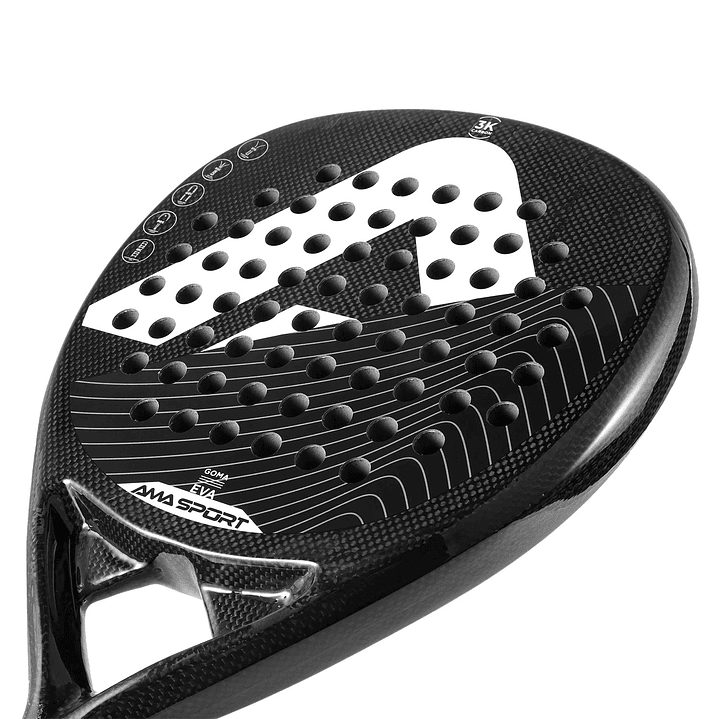 Pala De Padel Ama Sport P42 Fibra De Carbono Reforzada 3