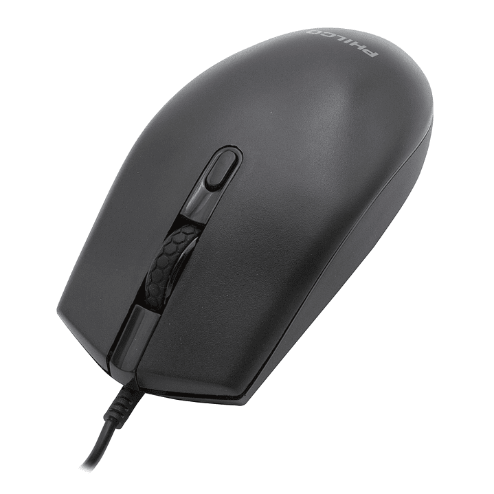 Mouse Óptico Philco Alámbrico Usb 7204B 2
